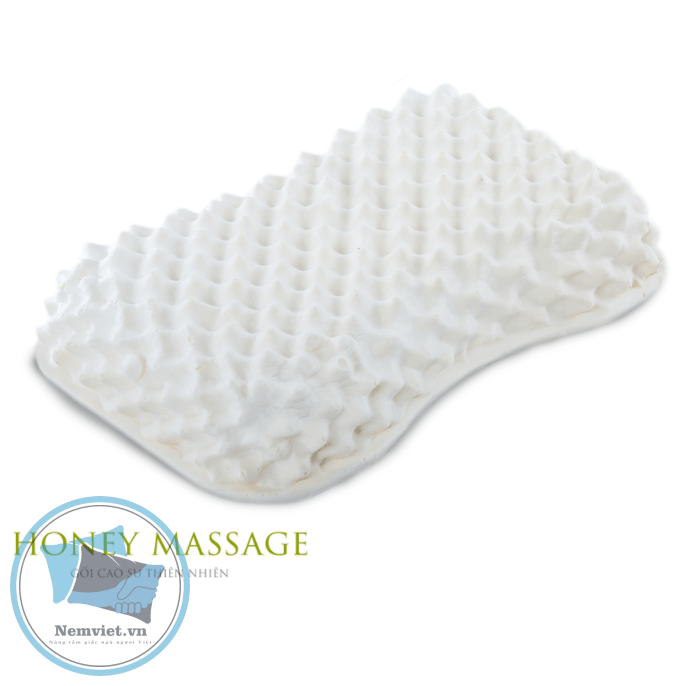 GỐI NẰM CAO SU HONEY MASSAGE - VẠN THÀNH