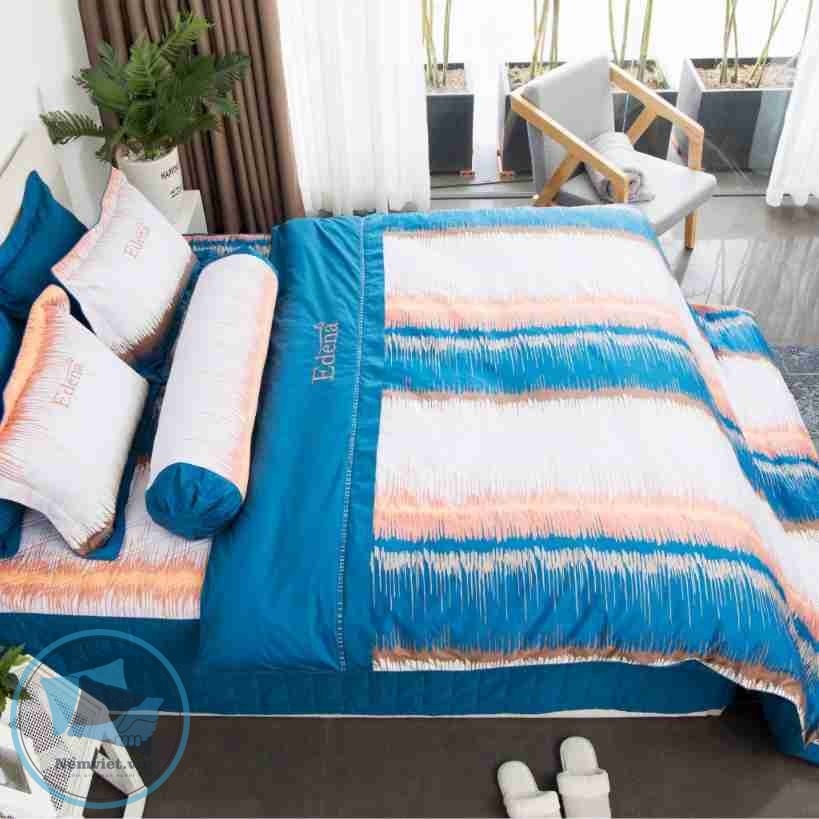 BỘ DRAP EDENA COTTON IN ED447