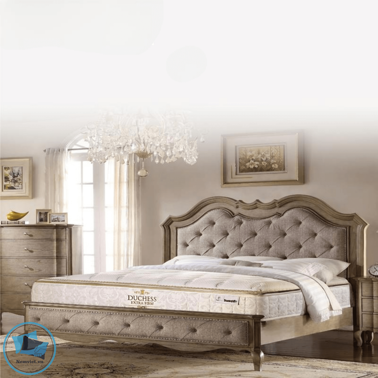 NỆM LÒ XO DUNLOPILLO - DUCHESS EXTRA FIRM