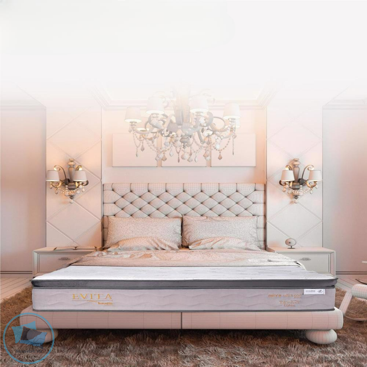 NỆM LÒ XO CAO CẤP DUNLOPILLO EVITA - NEW