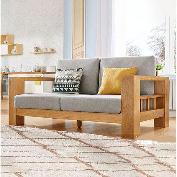 Ghế sofa bằng gỗ tự nhiên cho phòng khách GHS-8288