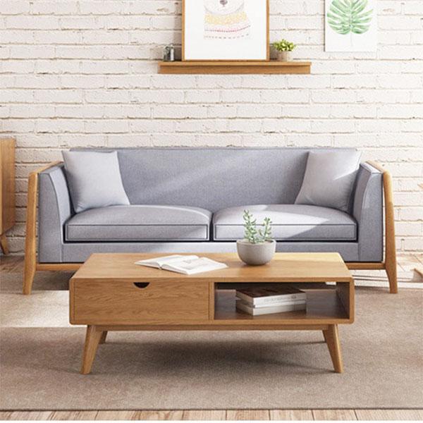 Ghế sofa bọc nỉ cao cấp khung gỗ tự nhiên hiện đại GHS-8305