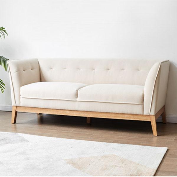 Ghế sofa phòng khách gia đình khung gỗ sồi tự nhiên GHS-8314