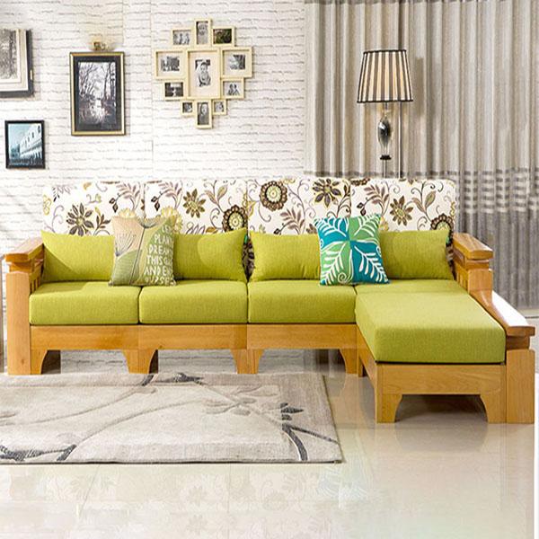 Ghế sofa phòng khách kiểu chữ L bọc nỉ GHS-8294