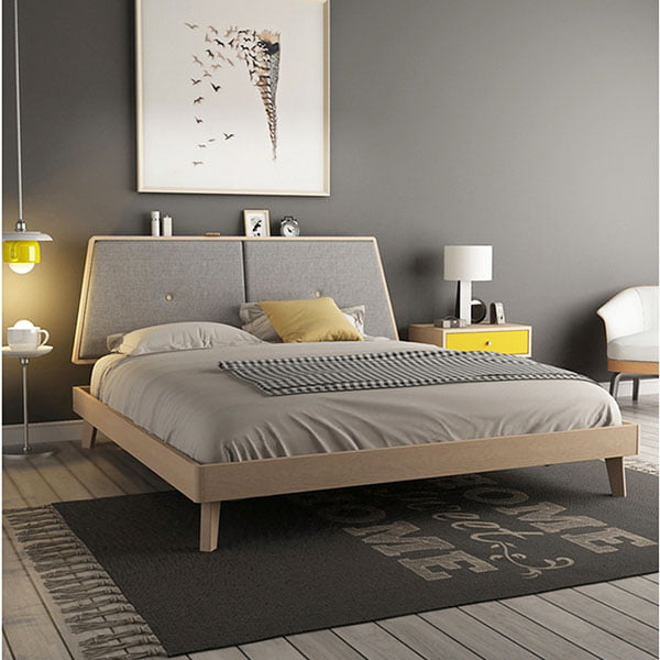 Giường ngủ gỗ sồi chất lượng cao GHS-9123