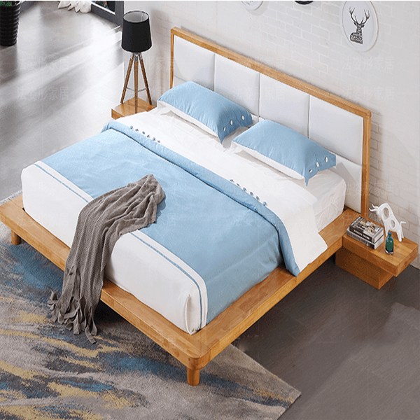 Giường ngủ gỗ thiết kế hiện đại, thanh lịch GHS-9018