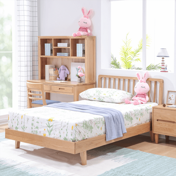 Giường ngủ gỗ tự nhiên thiết kế đẹp GHS-9045