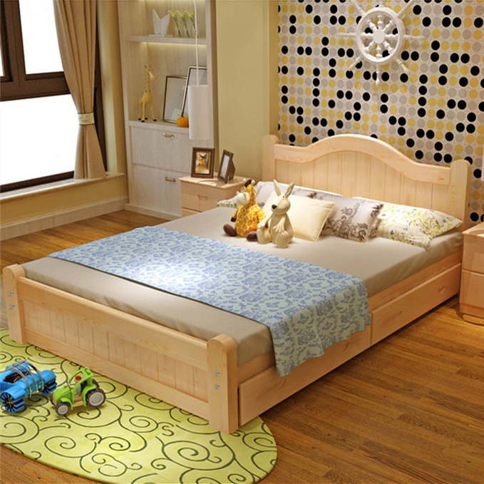 Giường ngủ gỗ tự nhiên, Giường gỗ GHS-917