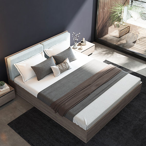 Giường ngủ thông minh bằng gỗ cho gia đình GHS-9092