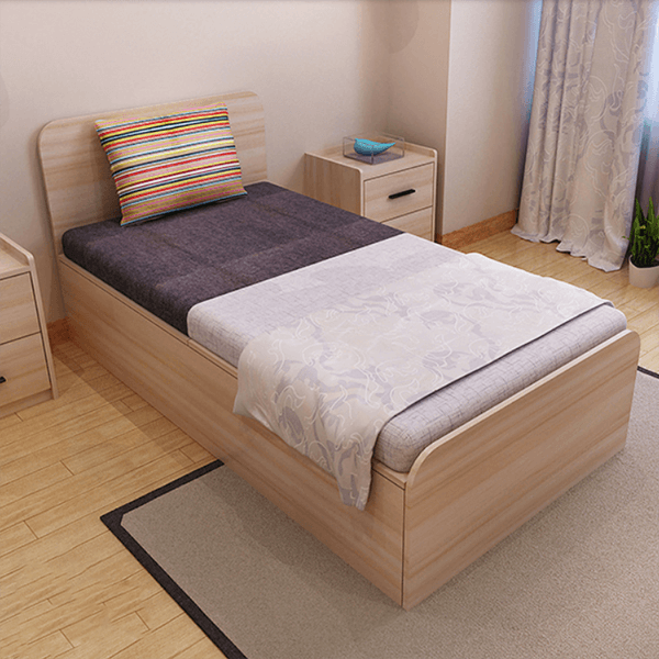 Mẫu giường ngủ cá nhân bằng gỗ công nghiệp GHS-9042