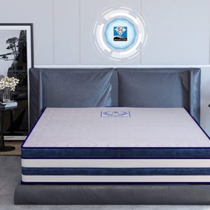 Nệm lò xo túi cao su 3 Viền Kim Cương