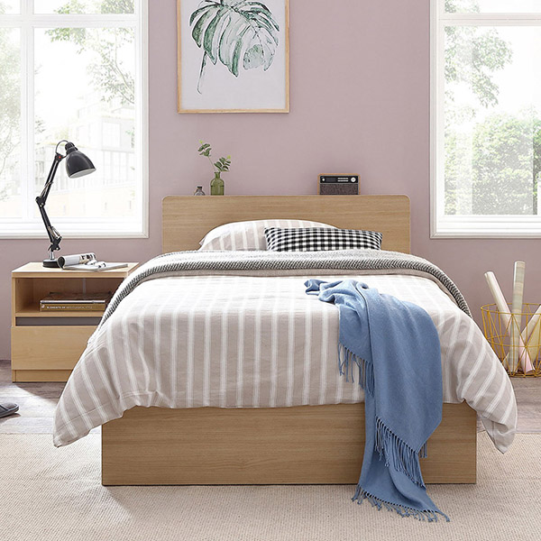 Giường gỗ gia đình thiết kế sang trọng hiện đại GHS-9079