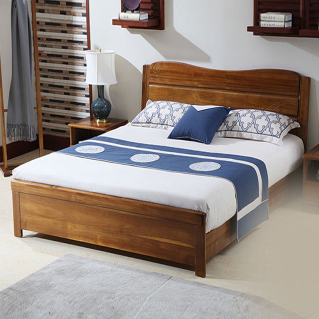 Giường gỗ phong cách cổ điển GHS-948