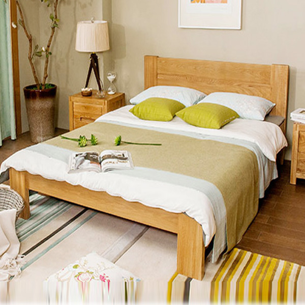 Giường ngủ gỗ tự nhiên hiện đại GHS-961