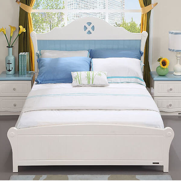 Giường ngủ gỗ sồi phong cách Châu Âu hiện đại GHS-951