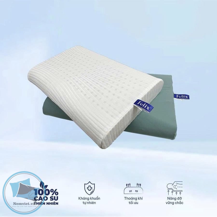 Gối Pudding - gối cao su thiên nhiên